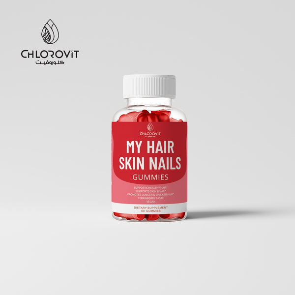 My Hair, Skin & Nails Gummies – 60 Gummies | حبة لتحسين صحة الشعر والبشرة والأظافر