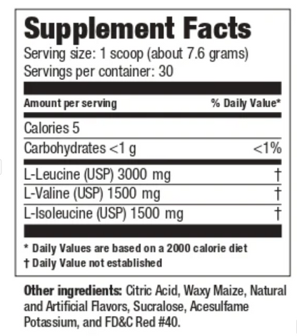 UN Flavored BCAA 228gm | التيميت نيترشن BCAA 12,000 بودر 30 حصه