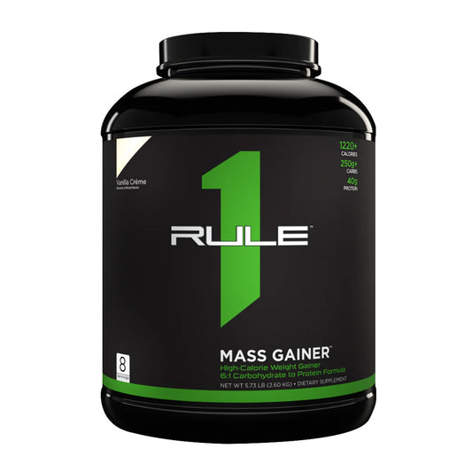 Rule1 Mass Gainer High Calorie Weight Gainer 5.7 lbs || مكمل زيادة الوزن العضلي