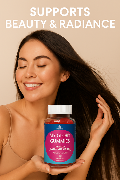 علكات ماي جلوري من Chlorovit (كلوروفيت): دعم الجمال والإشراقة — Chlorovit My Glory Gummies: Beauty  Radiance Support