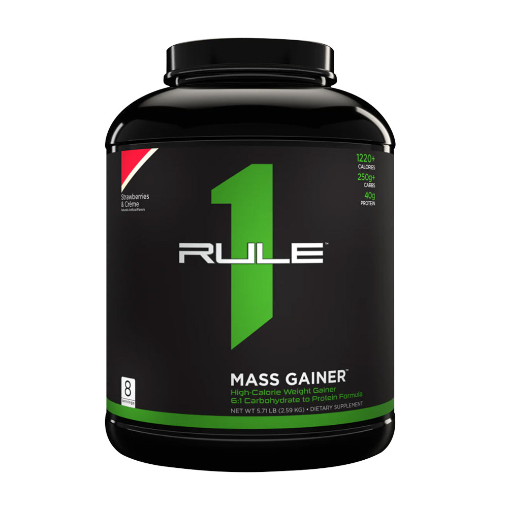 Rule1 Mass Gainer High Calorie Weight Gainer 5.7 lbs || مكمل زيادة الوزن العضلي