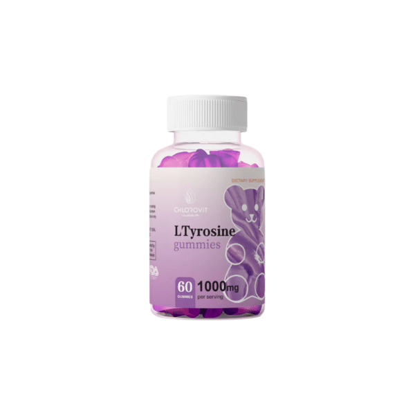 علكات L-Tyrosine دعم التركيز والطاقة الذهنية والأداء العقلي  |  60 حبة