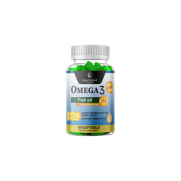 Omega-3 Fish Oil 1000mg from Chlorovit – 60 Softgels