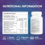 ⁦فيتامين بي كومبلكس للطاقة وصحة الأعصاب | Vitamin B Complex Formula  | 120 قرص⁩ - الصورة ⁦2⁩