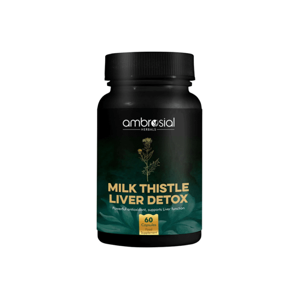 Milk Thistle Liver Support Capsules for Liver Health and Digestion