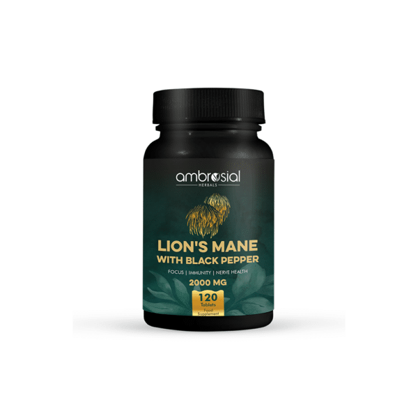 Lion's Mane Memory Focus Capsules for Brain Health and Concentration