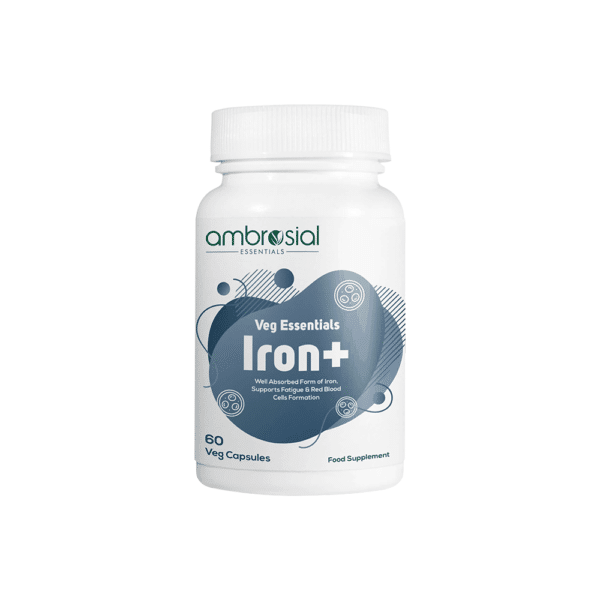 حديد بلس لدعم الطاقة وصحة الدم | Iron+ Energy Support | 60 كبسولة نباتية
