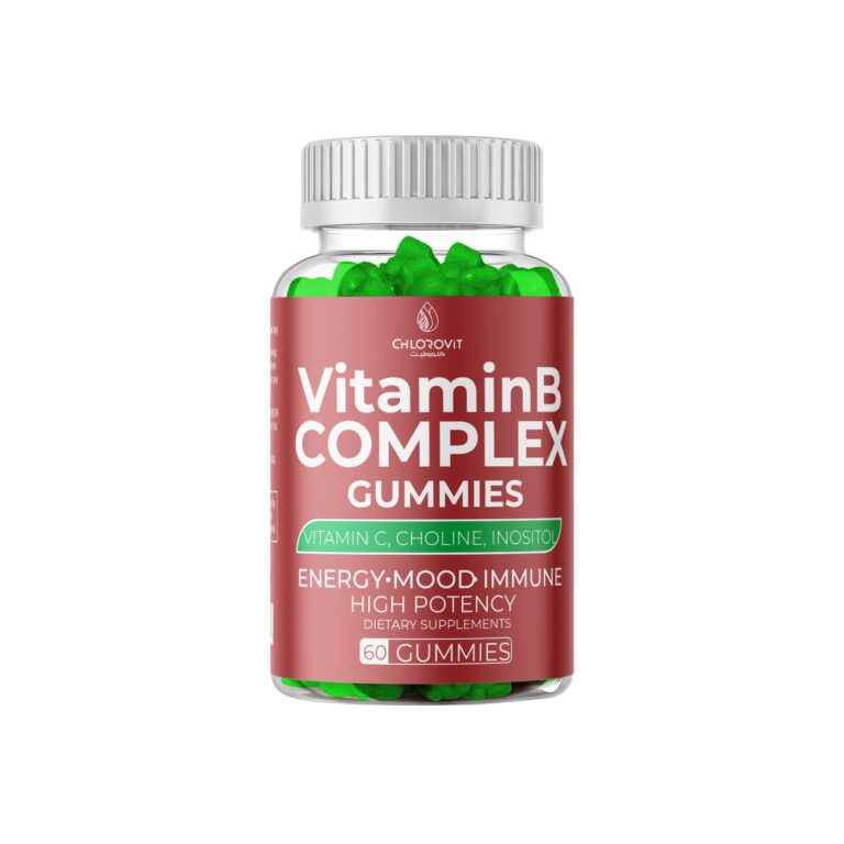 Vitamin B Complex Gummies from Chlorovit – 60 Gummies