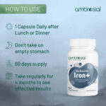 ⁦حديد بلس لدعم الطاقة وصحة الدم | Iron+ Energy Support | 60 كبسولة نباتية⁩ - الصورة ⁦5⁩