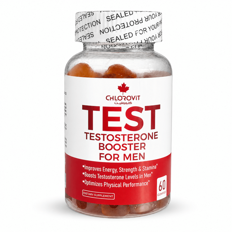 Chlorovit Testosterone Booster Gummies for Men – 60 gummies