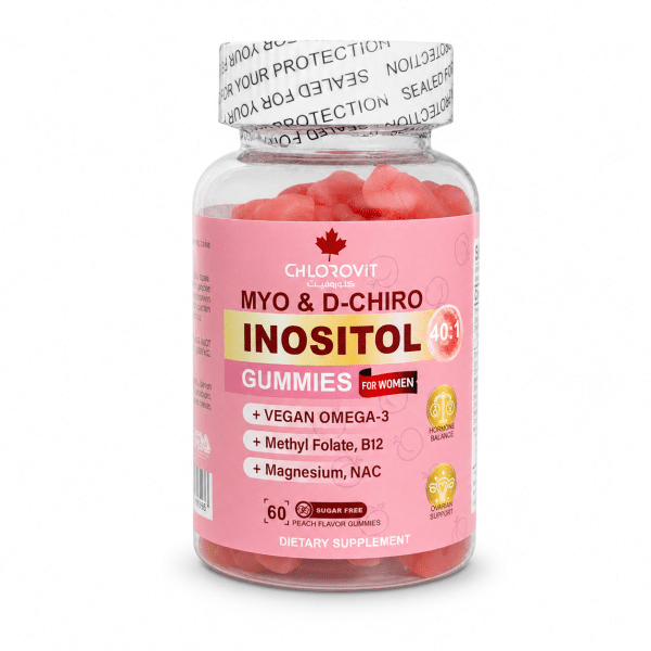 Chlorovit Myo and D-Chiro Inositol Gummies for women – 60 gummies